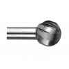 Carbide Burr for Aluminum SD-3NF Ball Shape 3/8" Diameter 5/16" Long 1/4" Shank 66,000 max rpm Non-Ferrous Carbide Burrs