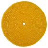 Yellow Sewn Buffing Wheel - 45 Ply - 3" X 1/4" Buffs