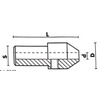 Shell Drill Adapter 2mm Diameter 10mm x 20mm Shank