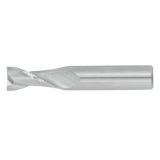 31/64" Diameter 2 Flute 1" Cut 3" Length 1/2" Round Shank Single End Square Uncoated Standard Carbide End Mills
