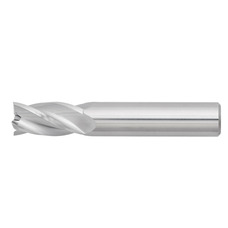 5/8" Diameter 4 Flute 1-1/4" Cut 3-1/2" Length 5/8" Round Shank Single End Square Uncoated Standard Carbide End Mills