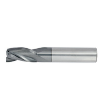 3/32" Diameter 3 Flute 3/8" Cut 1-1/2" Length 1/8" Round Shank Single End Square TiALN Standard Carbide End Mills