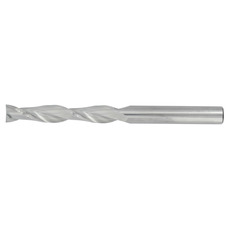 1" Diameter 2 Flute 3" Cut 6" Length 1" Round Shank Single End Square Uncoated Standard Carbide End Mills