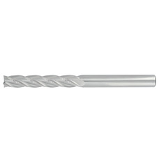 3/16" Diameter 4 Flute 1-1/8" Cut 3" Length 3/16" Round Shank Single End Square Uncoated Standard Carbide End Mills