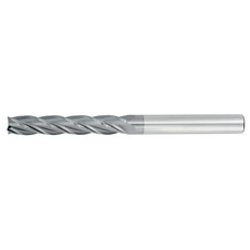 1/2" Diameter 4 Flute 3" Cut 6" Length 1/2" Round Shank Single End Square TiALN Standard Carbide End Mills