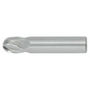 1" Diameter 4 Flute 1" Cut 3" Length 1" Round Shank Single End Ball Nose Uncoated Standard Carbide End Mills