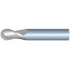 1/2" Diameter 2 Flute 1" Cut 3" Length 1/2" Round Shank Single End Ball Nose Uncoated Standard Carbide End Mills