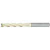 1/2" Diameter 2 Flute 3" Cut 6" Length 1/2" Round Shank Single End Square ZrN ULTRA High Performance End Mills for Aluminum