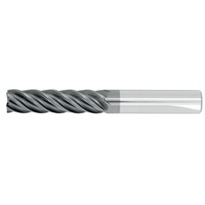 5/8" Diameter 5 Flute 2-1/4" Cut 5" Length 5/8" Round Shank Single End .030 Corner Radius TiALN  Standard Carbide End Mills