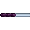 1/4" Diameter 4 Flute 1-1/8" Cut 3" Length 1/4" Round Shank Single End Ball Nose TiALN ULTRA High Performance End Mills