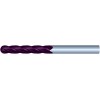 1/2" Diameter 4 Flute 3" Cut 6" Length 1/2" Round Shank Single End Ball Nose TiALN High Performance End Mills