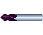 1/8" Diameter 4 Flute 1/2" Cut 1-1/2" Length 1/8" Round Shank Single End 90DEG TiALN Carbide Drill/Mill
