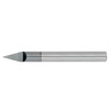 1/4" Diameter 1 Flute 1/2" Cut 2-1/2" Length 1/4" Round Shank Single End 30DEG .020" Tip TiALN Carbide Engraver Standard Carbide End Mills