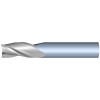 1/2" Diameter 3 Flute 1-1/4" Cut 3" Length 1/2" Round Shank Single End .030 Corner Radius Uncoated ULTRA High Performance End Mills for Aluminum