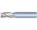 1/2" Diameter 3 Flute 1-1/4" Cut 3" Length 1/2" Round Shank Single End .030 Corner Radius Uncoated
