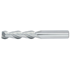 5/16" Diameter 2 Flute 1-1/8" Cut 3" Length 5/16" Round Shank Single End Square Uncoated ULTRA High Performance End Mills for Aluminum