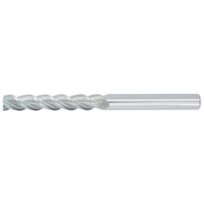 5/16" Diameter 3 Flute 1-5/8" Cut 4" Length 5/16" Round Shank Single End Square Uncoated ULTRA High Performance End Mills for Aluminum