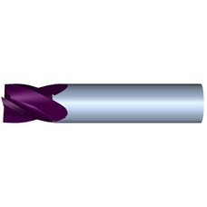 3/4" Diameter 4 Flute 1" Cut 3" Length 3/4" Round Shank Single End .030 Corner Radius TiALN ULTRA High Performance End Mills