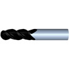 1" Diameter 3 Flute 1-1/2" Cut 4" Length 1" Round Shank Single End Ball Nose DLC ULTRA High Performance End Mills for Aluminum
