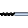 1" Diameter 3 Flute 2-1/4" Cut 5" Length 1" Round Shank Single End Ball Nose DLC ULTRA High Performance End Mills for Aluminum