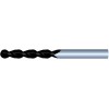1" Diameter 2 Flute 3" Cut 6" Length 1" Round Shank Single End Ball Nose DLC ULTRA High Performance End Mills for Aluminum