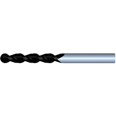 5/8" Diameter 2 Flute 3" Cut 6" Length 5/8" Round Shank Single End Ball Nose DLC ULTRA High Performance End Mills for Aluminum