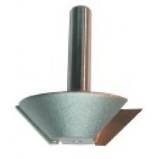 103RP4-45 Bevel Bit No Plunge 2 Flute 3/8" Cutting Height 1/4" Shank 45° Angle Bevel / Chamfer Bits