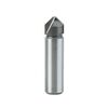 Carbide tipped double edge V-groove router bit for ACM panels