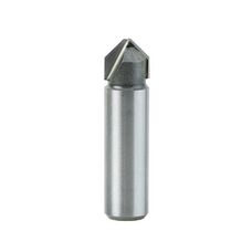 Carbide tipped double edge V-groove router bit for ACM panels
