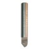 118R4-10 Round Bottum Veining Bit 1 Flute 1/4" Diameter 11/32" Cutting Height 1/8" Radius 1/4" Shank Solid Carbide Bits