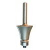 140RB4-24 Edge Forming Bit 2 Flute 1-21/32" Radius 5/8" Cutting Height 1/4" Shank Moulding / Edge Forming Bits