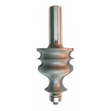 156R8-50 Edge Forming Bit 2 Flute 1/8" & 1/4" Radius 1-5/8" Cutting Height 1/2" Shank Moulding / Edge Forming Bits