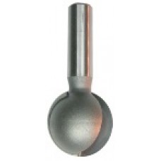 190R8-25 Ball Grooving Bit 2 Flute 1" Diameter 1/2" Shank Ball Grooving