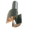 B810 Straight Plunge Bit 2 Flute 1-1/4" Cutting Height 1/2" Shank Straight with Bottom Cutting