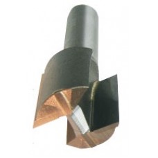 BL845 Straight Plunge Bit 2 Flute 1-1/4" Cutting Height 1/2" Shank Straight with Bottom Cutting