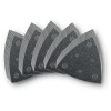 63717109035 Perforated Triangular Sandpaper Assorted 50-PACK Sanding Accessories for Oscillating Tools