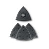 63806204210 Sanding Pad Set SLP triangular 130mm perforated Sanding Accessories for Oscillating Tools