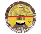Flap Wheel 5" Diameter 20mm Wide With 5/8-11 Arbour Hole WSM617 Aluminum Oxide 40 Grit Klingspor 280236