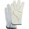 Split Back Drivers Grain Palm Gloves Large Unlined Grain Cowhide Keystone      Leather Gloves