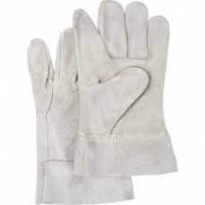 Standard Quality Split Cowhide Leather Gloves Large Unlined Split Cowhide Safety Leather     Leather Gloves