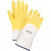 Natural Rubber Latex Palm Coated Crinkle Finish Gloves X-Large (10) Non-Knit Cotton Rubber Latex Jersey     Synthetic Gloves