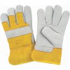 Split Cowhide Fitters Foam Fleece Lined Gloves Medium Foam Fleece Split Cowhide Safety Rubberized     Leather Gloves