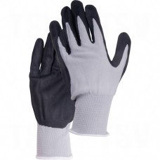 Breathable Lightweight Nitrile Foam Palm Coated Gloves Small (7) 13 Gauge Nylon Foam Nitrile Unlined     Synthetic Gloves