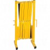 Expandable Barriers Steel Aluminum Black Yellow 11' 37