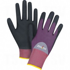 ZX-2 Premium 3/4 Nitrile and Nitrile Foam Palm Coated Gloves X-Large (10) 18 Nylon Nitrile Foam Nitrile Unlined     Synthetic Gloves