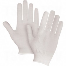 Premium String Knit Gloves Large Nylon Cotton Knit Wrist       Fabric Gloves