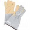 Standard Quality Goat Grain Fleece-Lined Gloves X-Large Fleece Grain Goatskin Gauntlet Leather     Leather Gloves