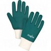 PVC Double Dipped Green Gloves One Size 10