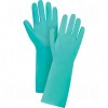 Unlined Green Nitrile Gloves Large (9) 15