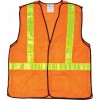 CSA Compliant 5-Point Tear-Away Traffic Safety Vests High Visibility Orange Yellow Polyester CSA Z96 Class 2, Level 2 Medium High Visibility Clothing